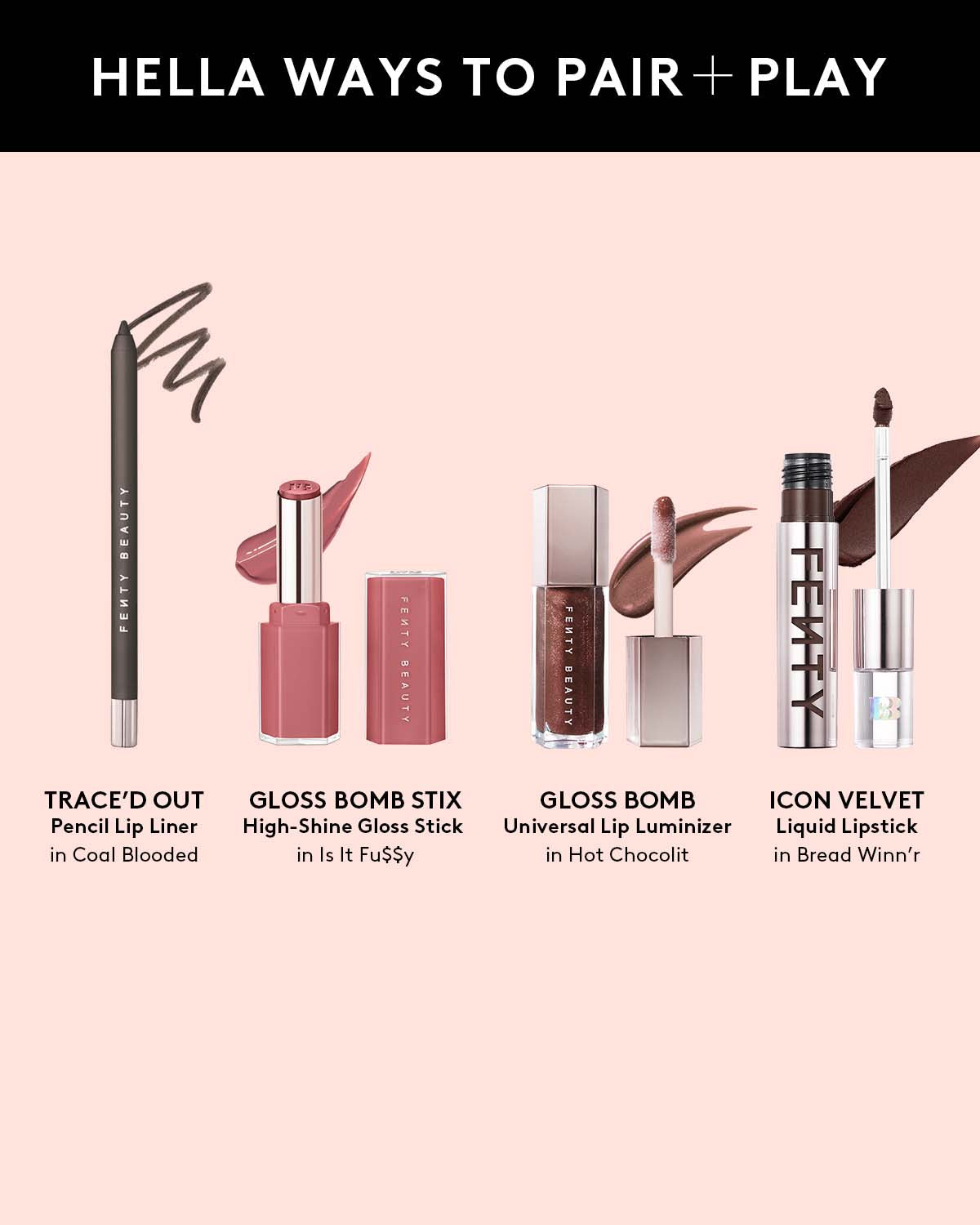 Trace'd Out Longwear Waterproof Pencil Lip Liner ?? Coal Blooded - Image 5