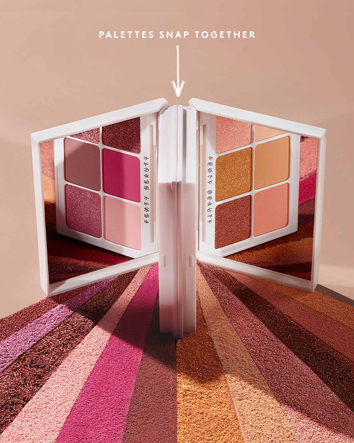 Snap Shadows Mix & Match Eyeshadow Palette ?? Peach - Image 6