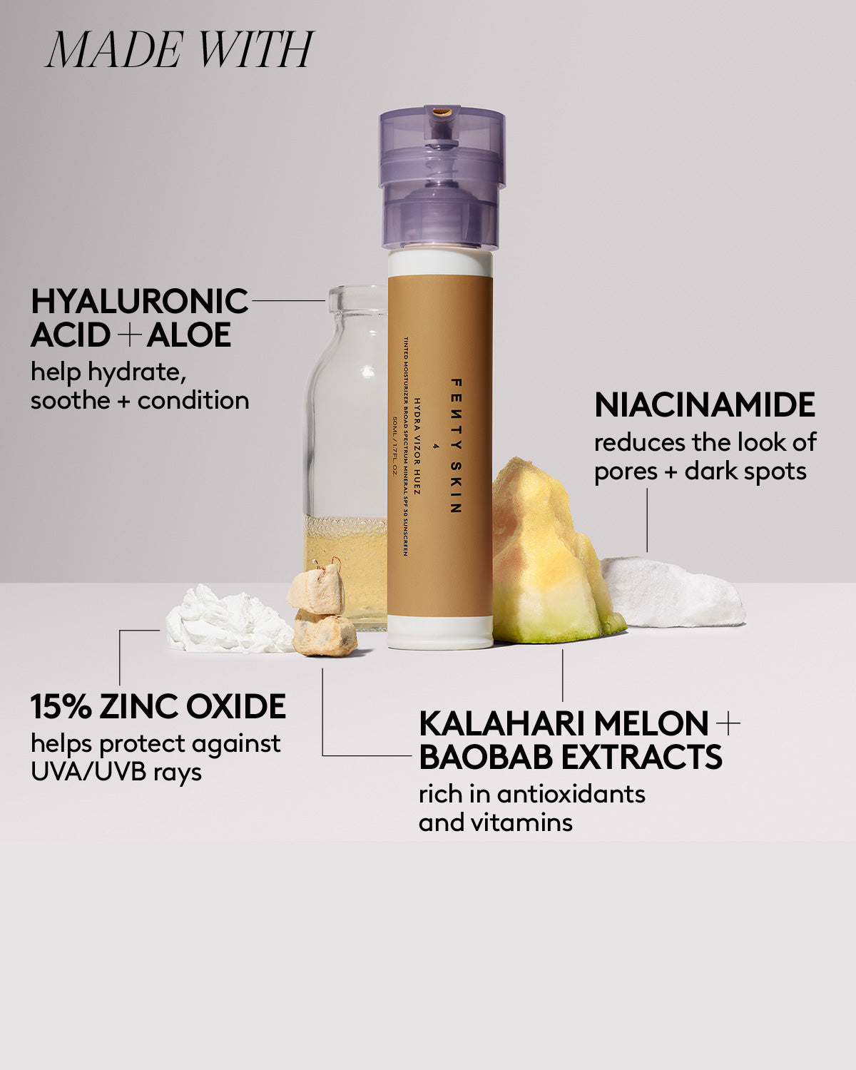 Hydra Vizor Huez Tinted Moisturizer Broad Spectrum Mineral SPF 30 Sunscreen Refill ?? 1 - Image 6