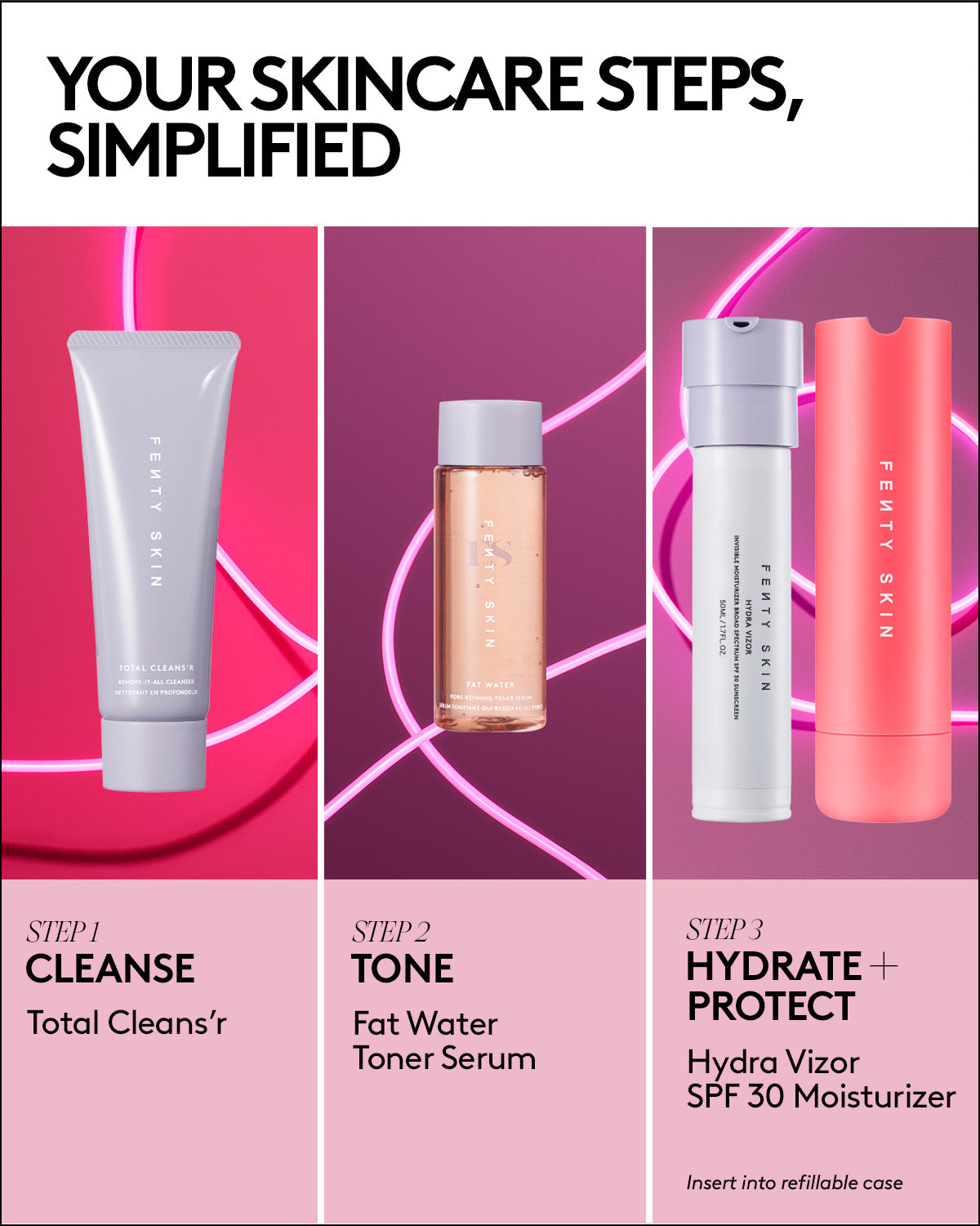 Skincare Lov'rs Cleanser. Toner. SPF Moisturizer + Collector's Case - Image 3
